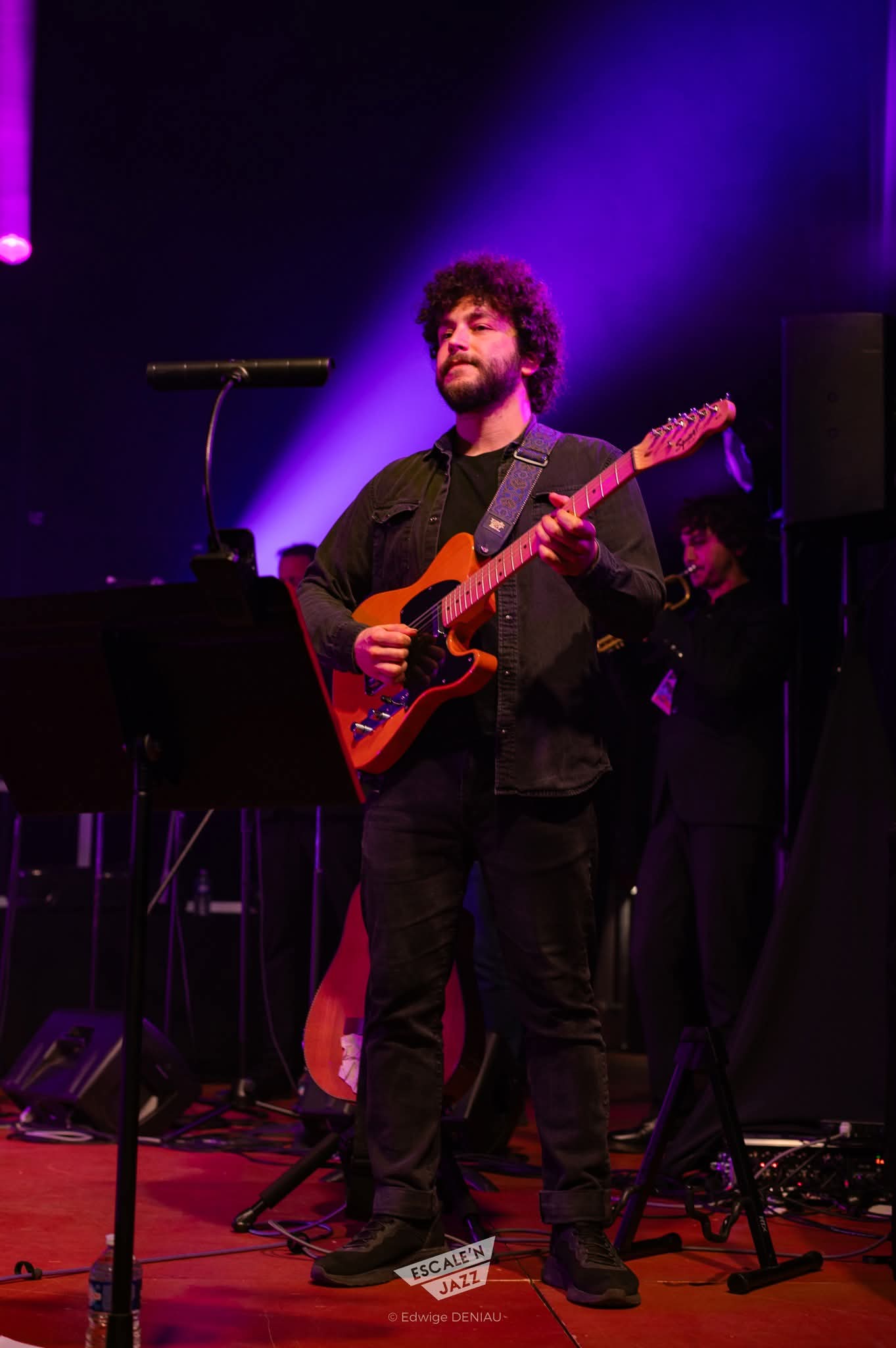 Guitariste en concert